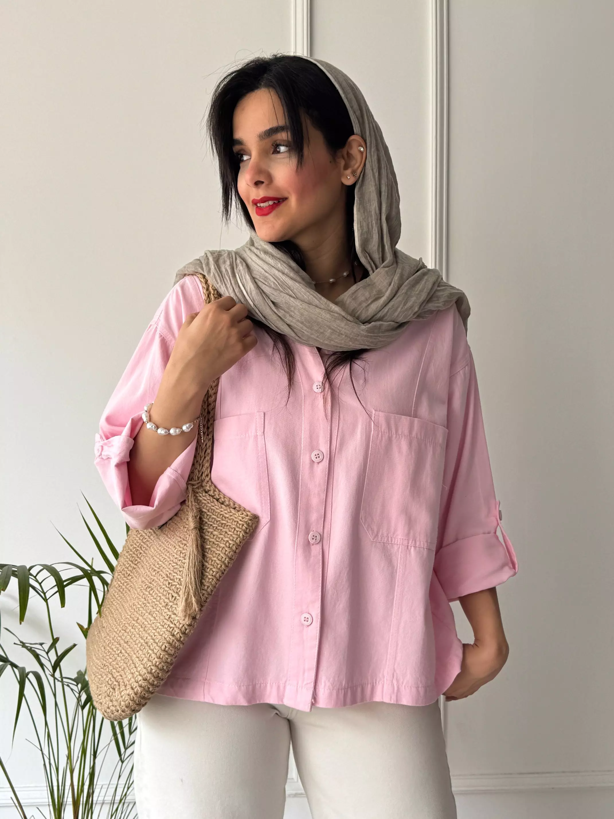 مانتو کتان ژینا